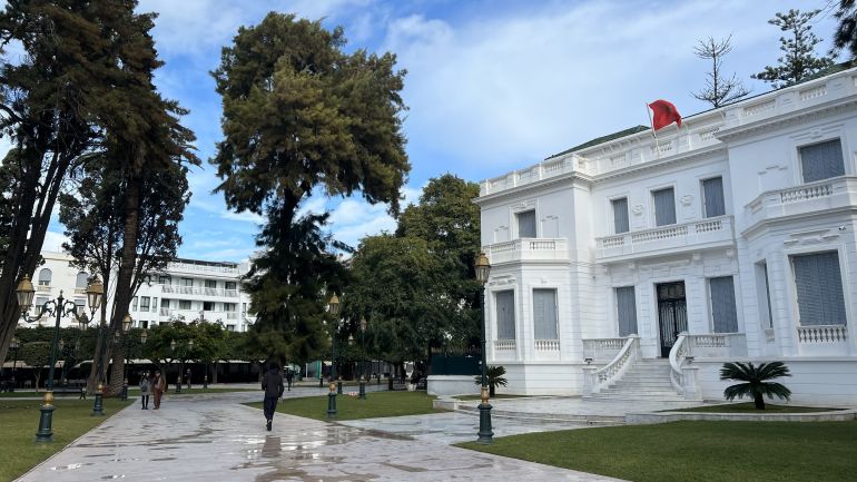 Rainy weather in the capital, Rabat