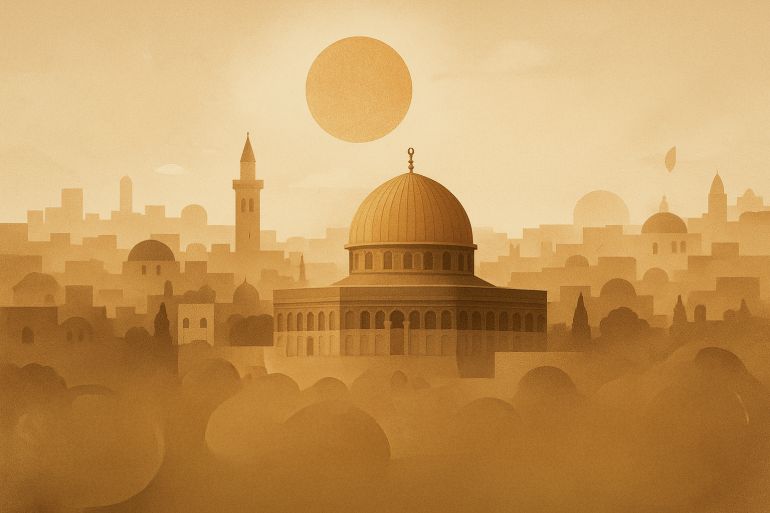 تصميم خاص مقاربات في مستقبل هوية القدس وثقافتها كمدينة ذات طابع إنساني ووجدان عالمي تصميم بلذكاء الصناعي