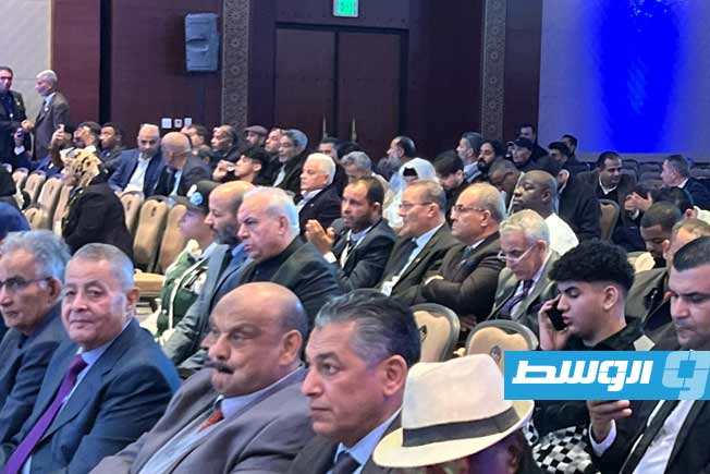 مشهد من حفل توزيع جوائز لَبدة