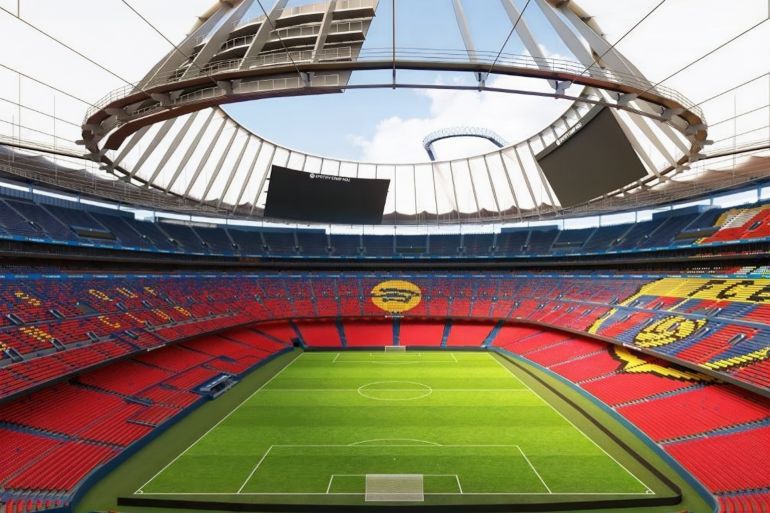 ملعب كامب نو الجديد ينافس على الأفضل في العالم (مواقع إلكترونية)