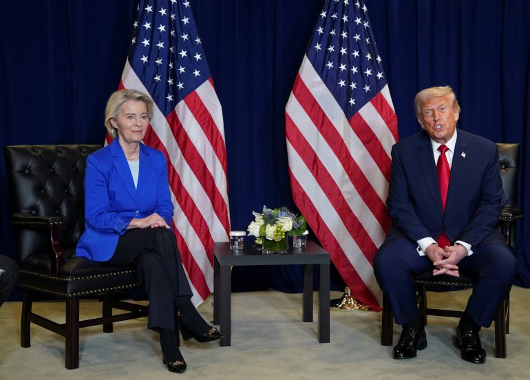 Ursula von der Leyen reached an agreement with Trump on trade between Washington and the European Union