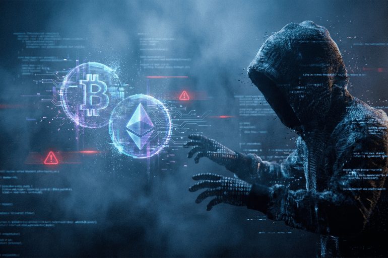 Custom design - Cryptocurrency theft or hacking - Source: AI-generated - Al Jazeera