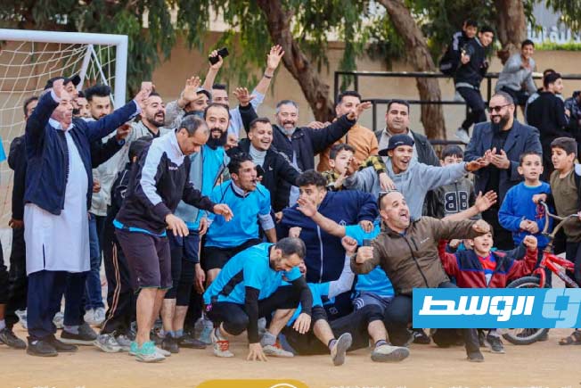 حفل التتويج من كأس الاستقلال لكرة القدم السباعية.