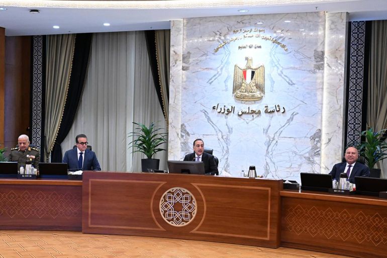 جانب من الاجتماع الأسبوعي للحكومة المصرية اليوم (صفحة رئاسة مجلس الوزراء المصري‎ على فيسبوك)