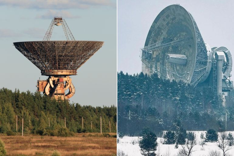 تلسكوب "آر تي- 64" يستخدم في أبحاث الراديو الفلكي المتقدمة (من حساب دريم ساينس على منصة إكس)