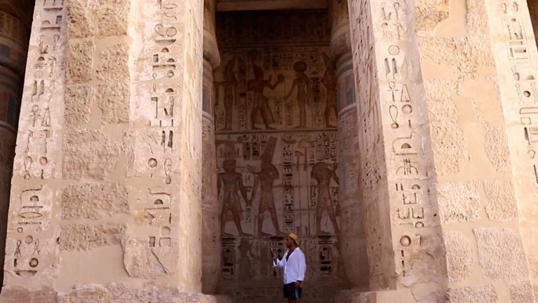 Medinet Habu Temple in Egypt.. A Pharaonic masterpiece defying time