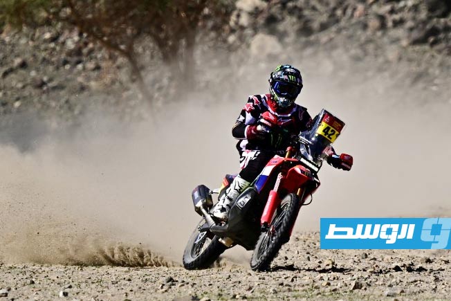 A scene from the Dakar Rally, Saturday, January 3, 2026