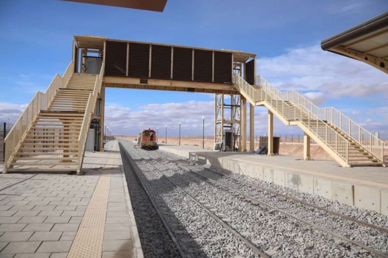 محطة القطار الجديدة حماقير المدرجة ضمن مشروع غار جبيلات (مواقع التواصل)