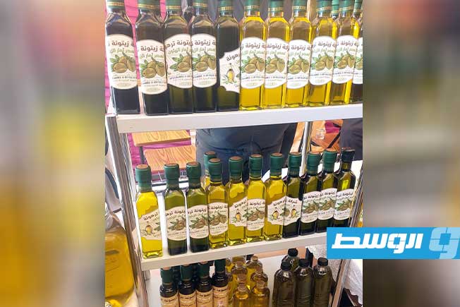 A view of the 'First Tarhuna Olive Tree Exhibition,' held at the Higher Institute of Agricultural Technologies in the Al-Khadra area.