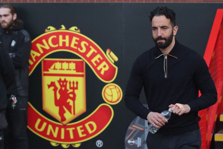 أرقام كارثية لأموريم المُقال من تدريب يونايتد (رويترز)