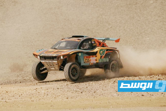 A scene from the Dakar Rally, Saturday, January 3, 2026