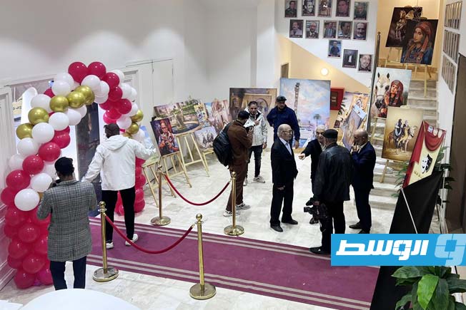 A scene from the opening activities of the National 'Mohamed Salim' Theater in Tripoli on Thursday.