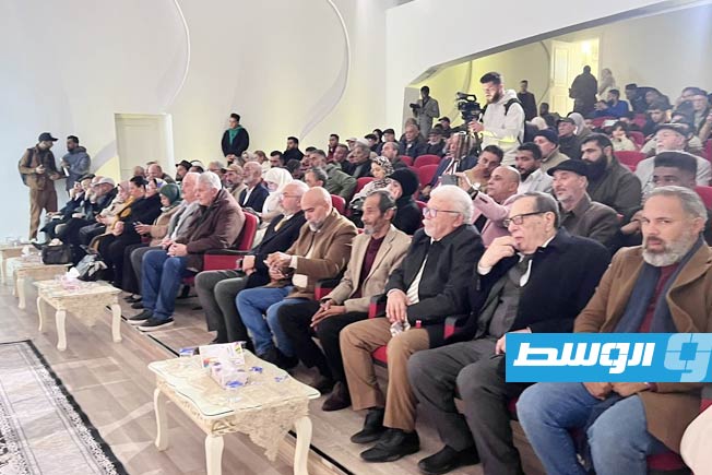 A scene from the opening activities of the National 'Mohamed Salim' Theater in Tripoli on Thursday.