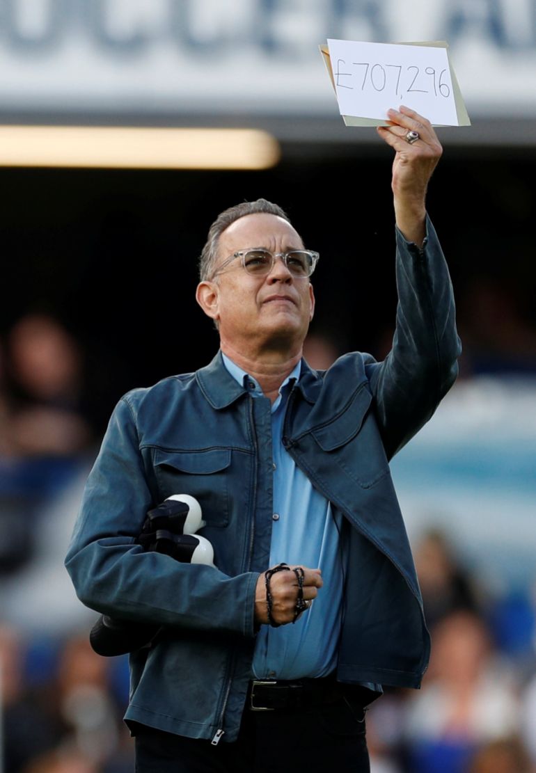 Soccer Football - Soccer Aid 2019 - England v Soccer Aid World XI - Stamford Bridge, London, Britain - June 16, 2019 Actor before the match Action Images via Reuters/John Sibley
