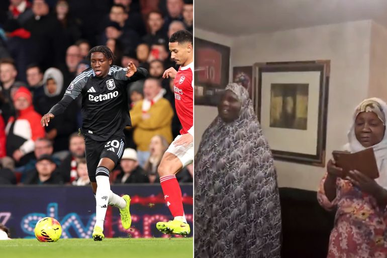 والدة اللاعب جمال الدين ألوبا احتفلت بظهوره الأول في البريميرليغ (وكالات)