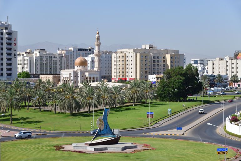 Muscat, Oman - april 10, 2025: Muscat cityscape view. Sultanate of Oman