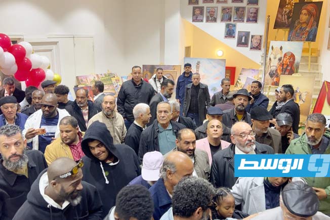 A scene from the opening activities of the National 'Mohamed Salim' Theater in Tripoli on Thursday.