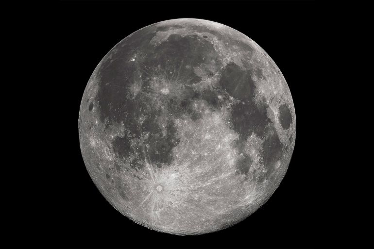 The Moon. This artist's concept shows a celestial body about the size of Earth's moon slamming at great speed into a body the size of Mercury.