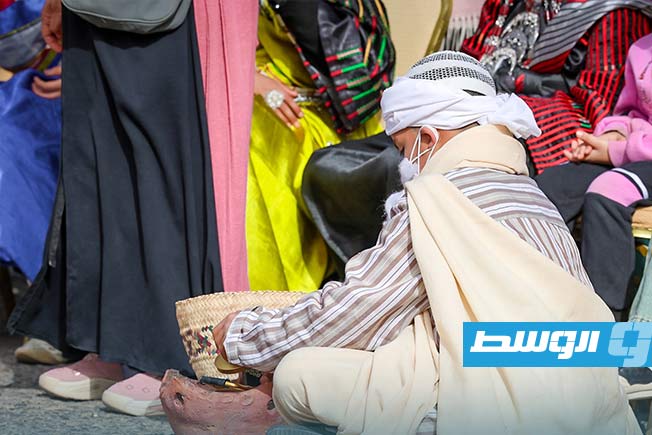 A view of the activities of the Sabratha Tourism Festival.