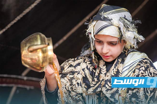 A view of the activities of the Sabratha Tourism Festival.