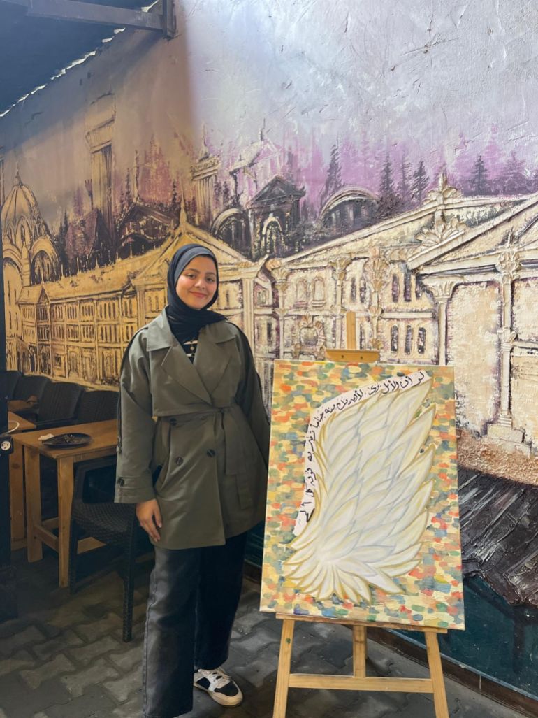 ***Interior*** Purple of Hope... Girls of Gaza Express Themselves with Colors in the Face of Annihilation