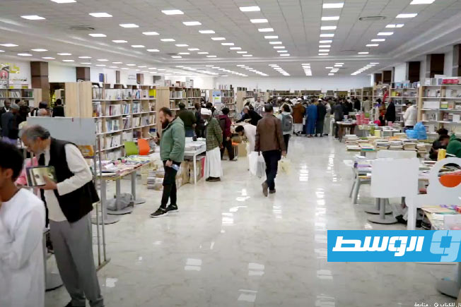 Shots from inside the 'Liwa 444 Qital' Book Fair during its second edition, on February 9, 2026.