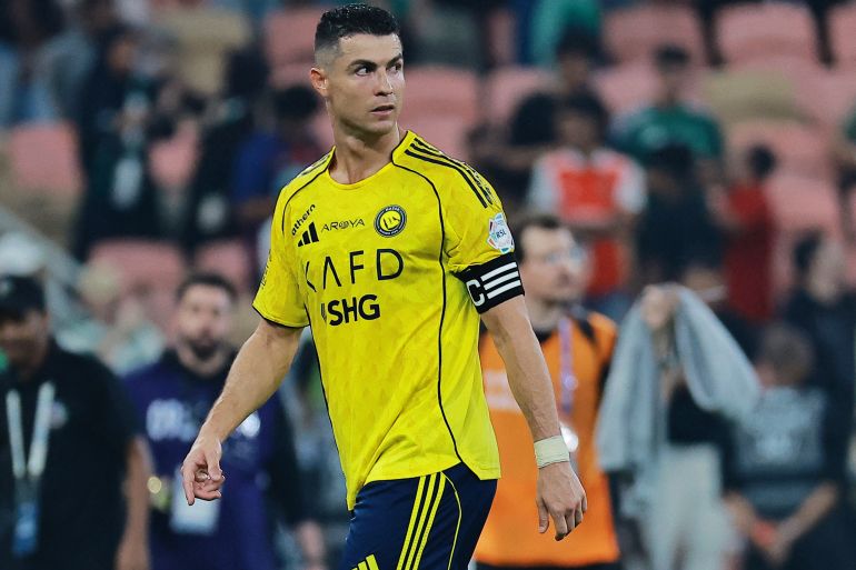 رونالدو غاب للمرة الثانية تواليا عن مباريات فريقه النصر بدوري روشن (رويترز)