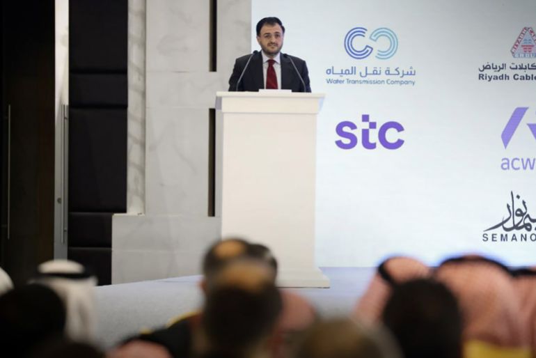 Under the patronage of President Ahmed Al-Shara, the ceremony announcing the signing of 'strategic contracts' between Syria and Saudi Arabia begins - SANA