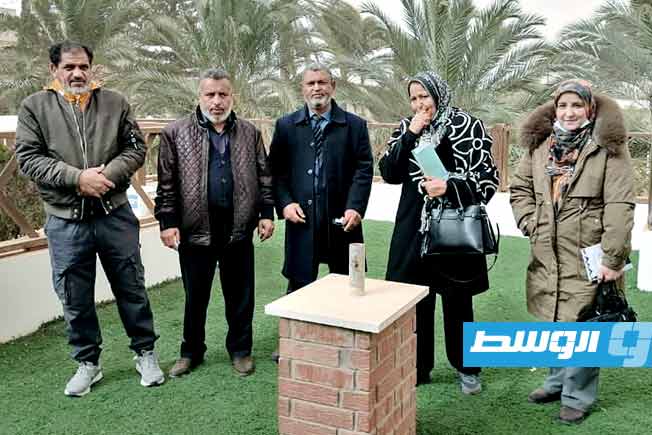 Delegation from the Ministry of Tourism on a visit to Sabratha, February 1, 2026.