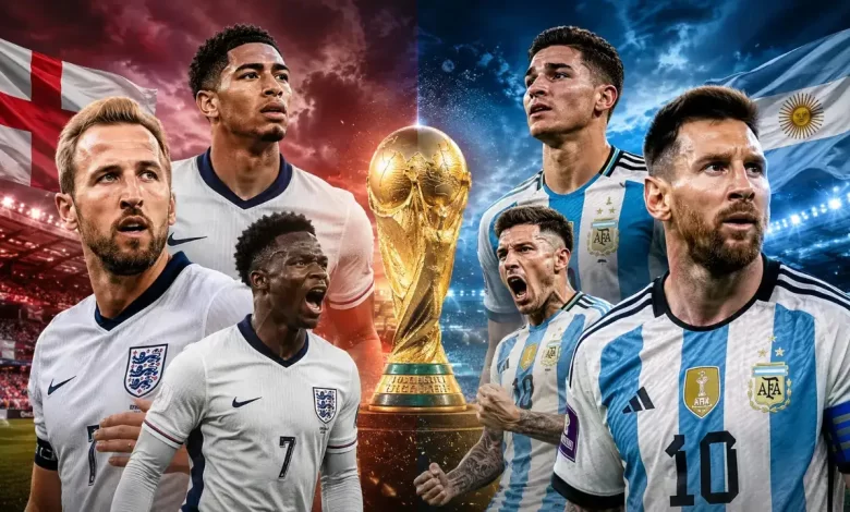 مشاهدة بث مباشر مباراة الأرجنتين ضد إنجلترا يلا شوت الان في كأس العالم FIFA 2026™